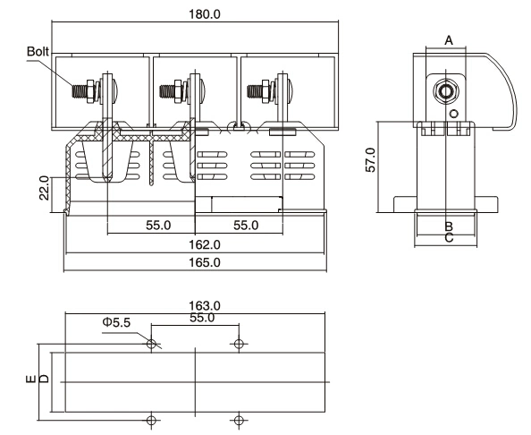 LV Switchgear Drawer Primary Plug Electric / Circuit Connecting Insert