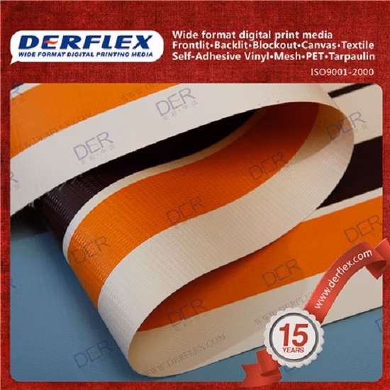 カラフルなストライプのポリプロピレン シート テント ターポリン生地素材